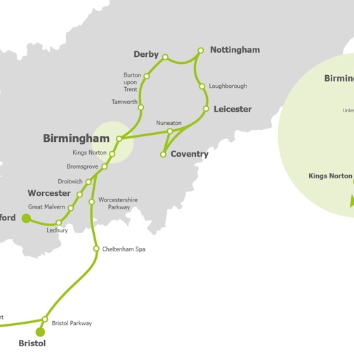 Midlands Network Map Midlands Connect