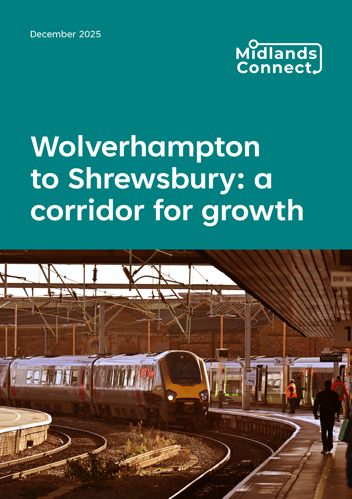 Cover page of the Wolverhampton to Shrewsbury report.