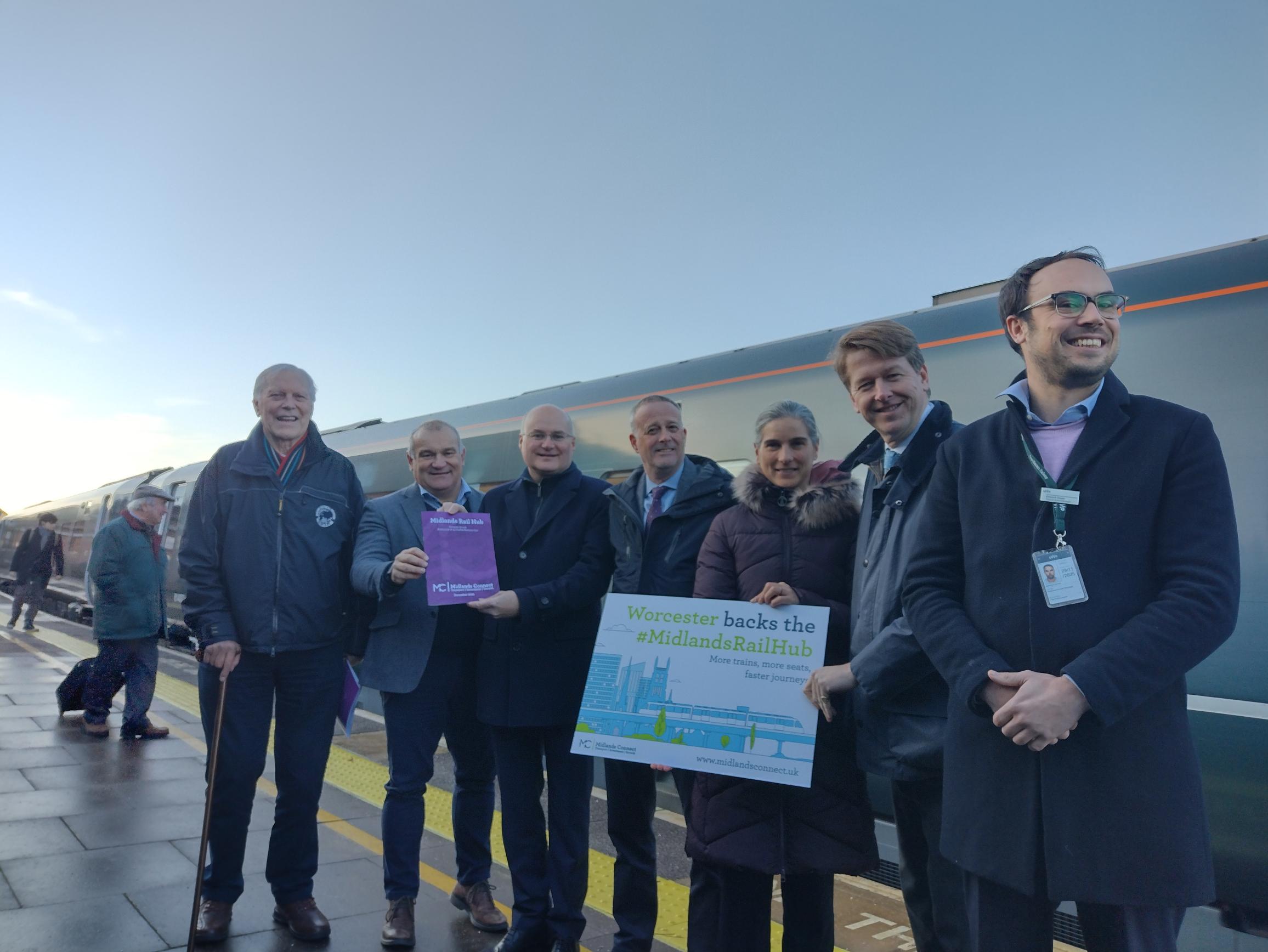 Business and political leaders show support for Worcester rail plans
